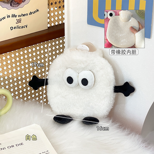 Boule de <span class=keywords><strong>charbon</strong></span> mignonne en flanelle, petite bouillotte d'hiver en PVC et chauffe-<span class=keywords><strong>ventre</strong></span> en peluche, mini chauffe-mains d'hiver - Product Image 5