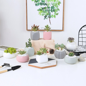 Maceta de Cerámica Hecha a Mano para Decoración Moderna <span class=keywords><strong>del</strong></span> Hogar y Hoteles, Estilo Clásico, Empaque de Lujo, Color Mate, con Revestimiento Interior Personalizable - Product Image 1