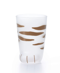 Vente en gros de gobelets à eau givrée en verre à fond de patte de chat avec une boîte transparente - Product Image 2