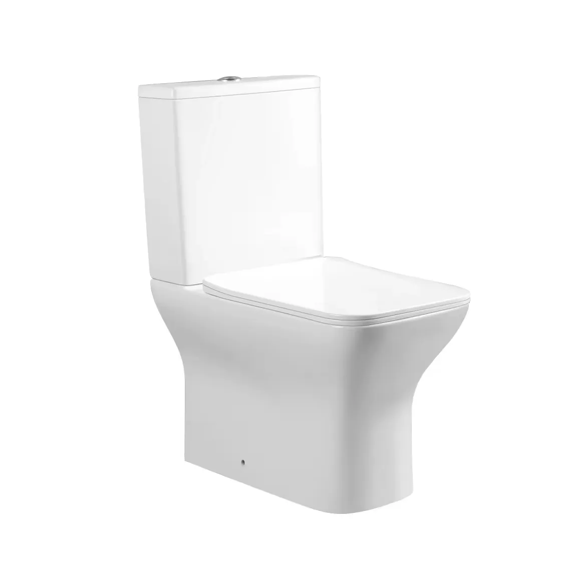 Europese En Australische Standaard Sanitair P-Trap Watermerk Keramische Wc Badkamer Tweedelig Toilet
