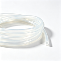Tuyau de thérapie oxygénée médical en silicone platine ultra-doux et inodore, haute flexibilité, anti-pliure, certifié ISO 13485, 1,2 mm