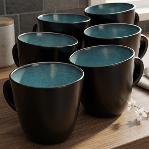 Taza Moderna de Cerámica de 450 ml, Ecológica, Apta para Microondas y Lavavajillas, con Asa, para Fiestas - Product Image 3