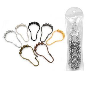 ห่วงตะขอผ้าม่านโลหะเหล็กอุปกรณ์เสริมของสินค้า ewang - Product Image 2