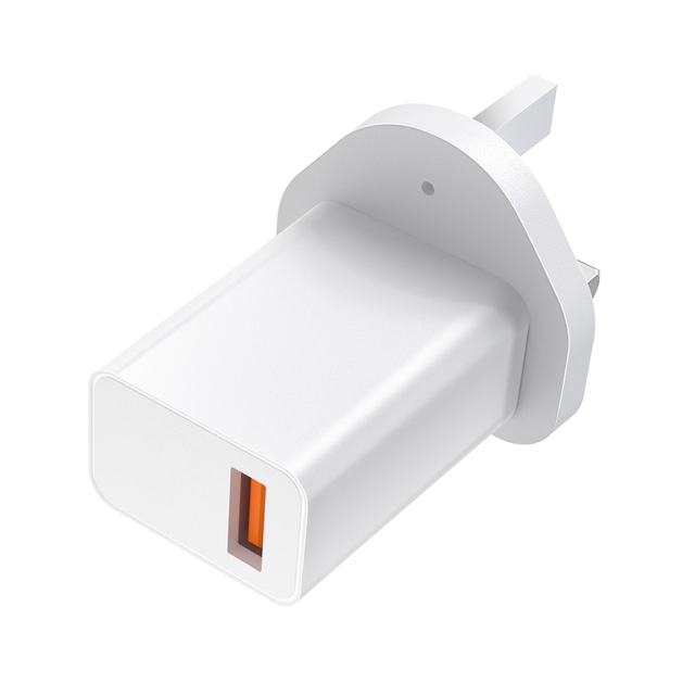 UKCA Certified 20W GaN Fast Charger UK Plug Single Port USB a PD 3.0 QC 3.0 IEC 60335 Safety Standard