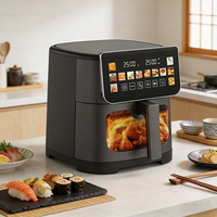 Four à convection intelligent 6,5 L avec contrôle numérique intégré et double chauffage haut/bas pour petites cuisines