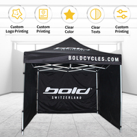 Campismo Carpas Logo Structure gonflable, tonnelles, parois latérales coupe-vent, kiosque mobile pour vendeurs, aluminium robuste 10x10 intérieur/extérieur
