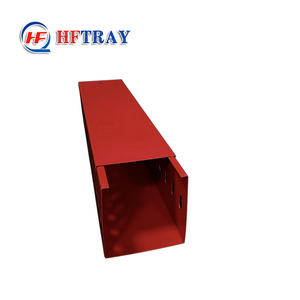 Goulotte de câblage industrielle en métal étanche, ignifuge, résistante à la corrosion, en acier thermolaqué robuste pour l'extérieur et la construction - Product Image 5