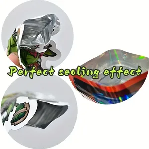 Bolsas de forma irregular troqueladas especiales únicas impresas personalizadas de 3,5g, bolsas selladas de Mylar Cali especiales a prueba de olores Con 8 ° enchufe - Product Image 3