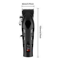 Kit de toilettage portable sans fil rechargeable professionnel pour hommes, coupe-cheveux rapide 9000 tr/min