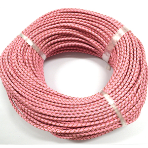 Vente en gros de cordon en cuir tressé rond authentique <span class=keywords><strong>JADEAR</strong></span> modèle 220306 pour la fabrication de bracelets et de colliers - Product Image 3