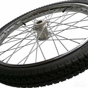 Rueda de Bicicleta de 20 Pulgadas con Llanta Exterior de Poliuretano, Buje de Hierro y Rodamientos de Bolas, Nueva Rueda de Carro a Precio de Fábrica - Product Image 4