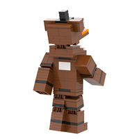 Jeu d'horreur Five Nights at Freddy's, personnage créatif Freddy Leguoguo MOC MOOXI MOC1266, ensembles de blocs de construction pour enfants