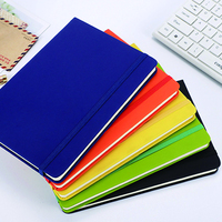 Carnet de notes professionnel relié par colle, pages intérieures lignées, couverture rigide A5