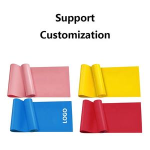 Commercio all'ingrosso della fabbrica TPE bande di resistenza piatte scontate per Pilates Yoga allenamento bande di esercizio per il Fitness di equilibrio - Product Image 4