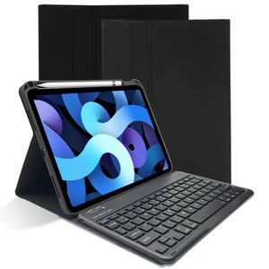 מקלדת לטאבלט אייפד 11 דור 10 בגודל 11 אינץ', דקה במיוחד, עם תאורת RGB אחורית, כיסוי מגן, חריץ לעט, דמוי עור, קישוריות בלוטות' אלחוטית - Product Image 6