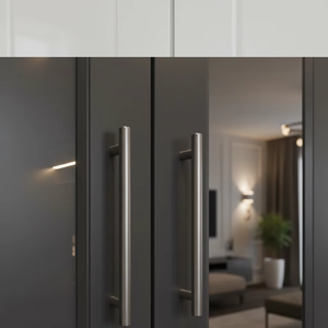 Poignée de tirage en acier pour armoire de cuisine et meubles de chambre - Product Image 2