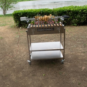 Cung Cấp Nhà Máy Có Thể Điều Chỉnh Đôi Kệ Cyprus Tự Động BBQ - Product Image 5