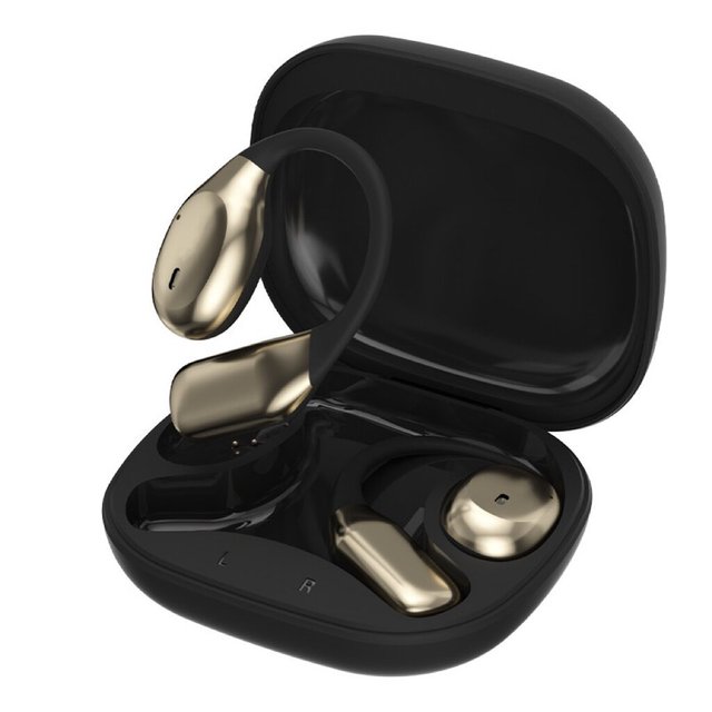 AI Translation Earhook 5.4 Headset | Voice Control Sports Open-Ear for ENC Noise Cancellation LED Low Power 3 Hours