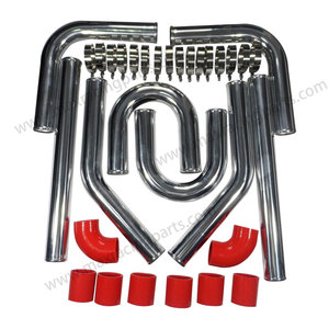 Para Toyota Camry <span class=keywords><strong>XV40</strong></span> 2.4L 2AZ-FE 07-10 de inducción de admisión de refrigerante del radiador Intercooler manguera de silicona tubo de acoplador de kit de turbo - Product Image 2