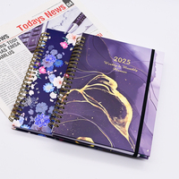 Nuevo Cuaderno Espiral Impermeable de Hojas Sueltas con Cubierta de PP A5/B5, 60 Hojas Interiores con Líneas Puras, para Escritura Escolar, Blocs de Notas Promocionales