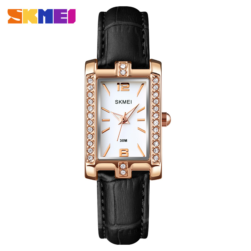black leather strap
