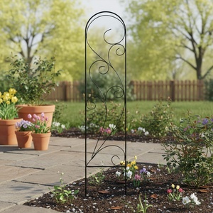 Estacas de metal grandes <span class=keywords><strong>para</strong></span> plantas <span class=keywords><strong>trepadoras</strong></span> de 36 pulgadas de altura, paneles de trellis <span class=keywords><strong>para</strong></span> jardín y exteriores, <span class=keywords><strong>para</strong></span> flores. - Product Image 3