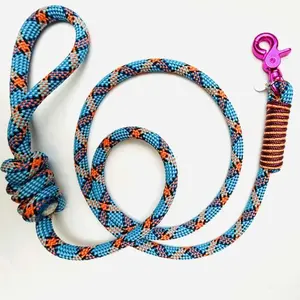 Strong Sturdy Comfortable Extremely Durable Dog Slip Rope Leash Premium Quality Mountain Climbing Rope Lead Leash