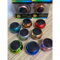 Haut-parleur portable sans fil personnalisé, promotionnel, économique, pour l'extérieur, petit, mini, coloré, en métal, Bocinas