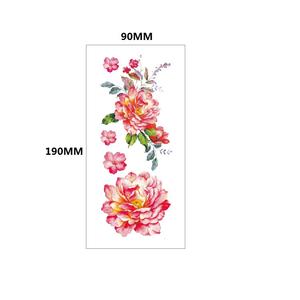<span class=keywords><strong>Tatuaje</strong></span> Temporal Impermeable <span class=keywords><strong>para</strong></span> <span class=keywords><strong>Mujer</strong></span>, Diseño <span class=keywords><strong>de</strong></span> Flor Roja Sexy <span class=keywords><strong>para</strong></span> Clavícula y <span class=keywords><strong>Pecho</strong></span> - Product Image 2