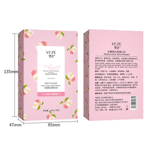 น้ำยาบ้วนปาก VEZE Private Label รสส้มพีชมิ้นต์ สำหรับฟอกสีฟันและทำความสะอาด - Product Image 6
