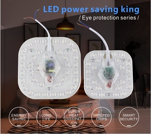 Moderne 12W/18W LED carré monté en surface Module SMD Source de lumière PCB maison éclairage <span class=keywords><strong>intérieur</strong></span> <span class=keywords><strong>lampe</strong></span> <span class=keywords><strong>Radar</strong></span> contrôle du son résidentiel - Product Image 2