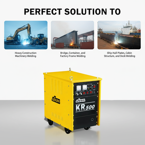 Soudeuse MIG/MAG à Thyristors JUBA KR-500 380V 500A, Cycle de Travail 60%, 32kVA, Idéale pour les Travaux de Construction Lourde – Fortement Recommandée - Product Image 3