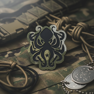 Distintivo Morale del Gioco, Fascia Internazionale Oro <span class=keywords><strong>Nero</strong></span>, <span class=keywords><strong>Lupo</strong></span> Bianco, Materiale in Tessuto di Nylon Tagliato <span class=keywords><strong>al</strong></span> Laser, Dimensioni Personalizzabili - Product Image 2