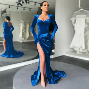 Váy Dạ Hội Nữ Tay Dài Chất Lượng Tốt Ưa Thích Váy Dạ Hội Của Vestidos De Fiesta 2022