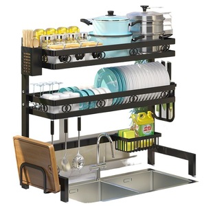 Escurridor de Platos de Acero Inoxidable para Fregadero de Cocina, Tamaño L, Multifuncional, para Uso en Encimera - Product Image 5