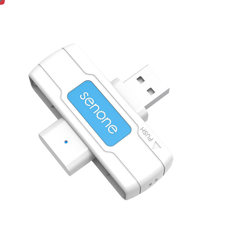 Portable Usb Chip Sim Fold Smart Card Reader Id Credit Card Reader