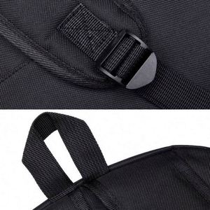 Simple Fashion College Daily <b>Black</b> Back Pack Nylon Oxford Teenage School Bag <b>Backpack</b> With Custom Logo - Product Image 5