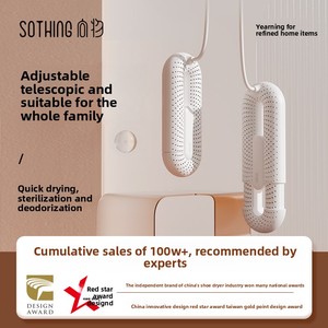 Secador de zapatos ajustable <span class=keywords><strong>Sothing</strong></span>, calentamiento rápido de 220V, protección automática contra sobrecalentamiento, a prueba de humedad para botas/zapatillas - Product Image 2