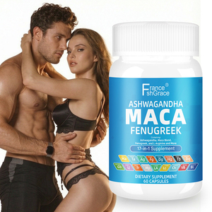 Complément alimentaire Shecome Maca, pilules pour l'agrandissement du pénis, Ashwagandha, soutien énergétique, 60 capsules de Maca pour la vitalité masculine - Product Image 1