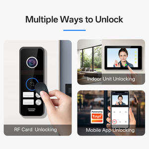 Meilleure Qualité <span class=keywords><strong>Interphone</strong></span> Vidéo Intelligent Tuya 10 Pouces HD 1080p avec Wi-Fi Inter-chambres et Moniteurs Analogiques pour Sonnette de Porte - Product Image 2