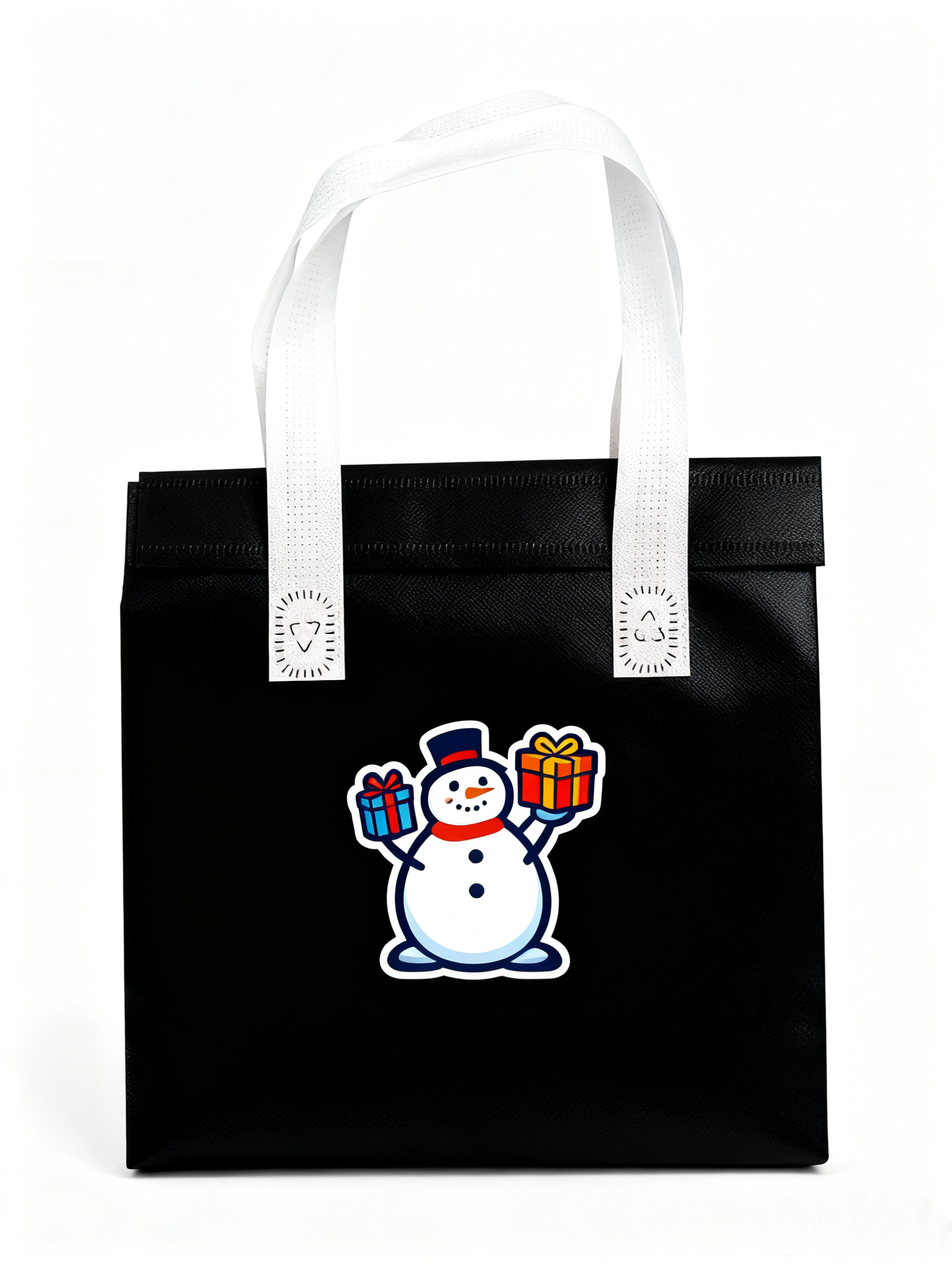 Bonhomme de neige noir