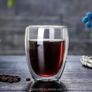 Tasses à café expresso - 80 ml / 150 ml / 250 ml / 350 ml / 450 ml, <span class=keywords><strong>double</strong></span> <span class=keywords><strong>paroi</strong></span>, verre transparent, verre borosilicate isolé, <span class=keywords><strong>tasse</strong></span> à thé - Product Image 5