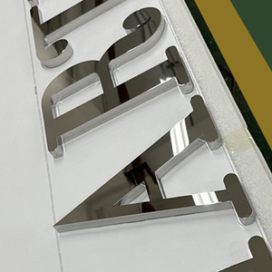 Insegna Pubblicitaria Retroilluminata <span class=keywords><strong>in</strong></span> Acciaio Inox Personalizzata, Lettere LED 3D per Esterni per <span class=keywords><strong>Nomi</strong></span> di Supermercati - Product Image 6