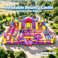 Château gonflable commercial pour enfants avec toboggan et souffleur d'air, idéal pour l'extérieur – Direct Usine