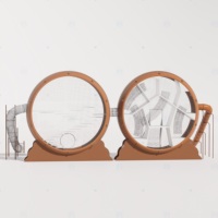 Grand équipement de jeu à thème avec structure de grimpeuse en filet et toboggan tubulaire, aire de jeux extérieure pour enfants pour écoles et parcs communautaires