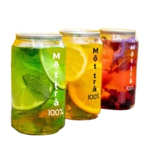 Lata de PET de 250ml, 330ml, 375ml, 500ml, 700ml, 1000ml para Cerveza, Refrescos, Bebidas, Pasteles y Alimentos con Tapa de Fácil Apertura y Tapa de Apertura Completa