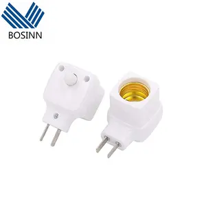 Adaptador de extensión de <span class=keywords><strong>enchufe</strong></span>, <span class=keywords><strong>interruptor</strong></span> de lámpara, convertidor de bombilla Base de tornillo E26 E27 - Product Image 1