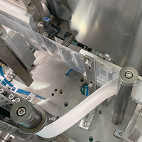 Automatische Easy Snap verpakkingsmachine met PLC-besturing voor het vullen, vormen en sealen van vloeistoffen voor cosmetica en voedingsmiddelen.