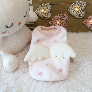 JXANRY graziosi vestiti caldi <span class=keywords><strong>per</strong></span> cuccioli di cane e gatto cappotto invernale <span class=keywords><strong>per</strong></span> gatti appena nati in polvere blu latte morbido e accogliente - Product Image 4