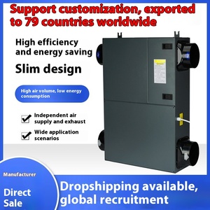 Máquina de Ventilación de Aire Fresco Comercial con Intercambiador de Calor Total Integrado, Purificador de Flujo Bidireccional Silencioso para Ascensores - Product Image 2